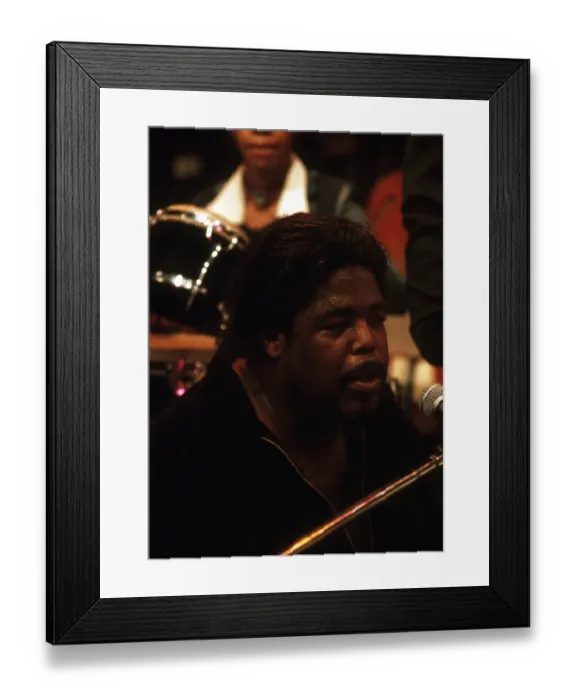 Framed Print : Photo of Barry White Framed Print : Photo of Barry White
