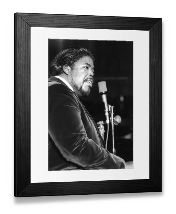 Framed Print : Photo of Barry White