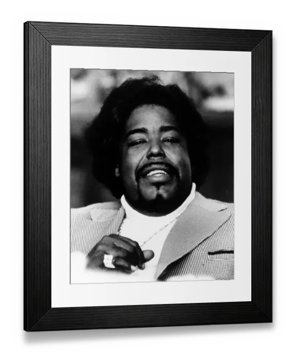 Framed Print : Photo of Barry White Framed Print : Photo of Barry White