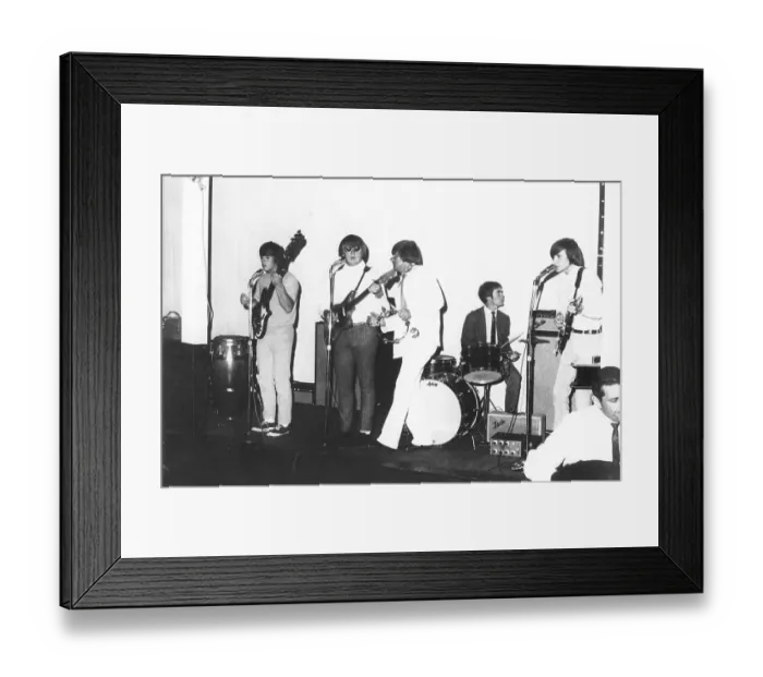 Framed Print : Photo of West Coast Pop Art Experimental Band Framed Print : Photo of West Coast Pop Art Experimental Band