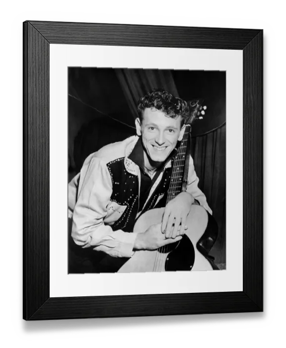 Framed Print : Photo of Gene Vincent Framed Print : Photo of Gene Vincent