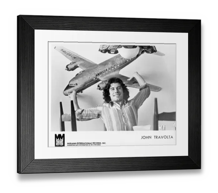 Framed Print : Photo of John Travolta Framed Print : Photo of John Travolta