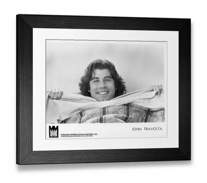 Framed Print : Photo of John Travolta Framed Print : Photo of John Travolta