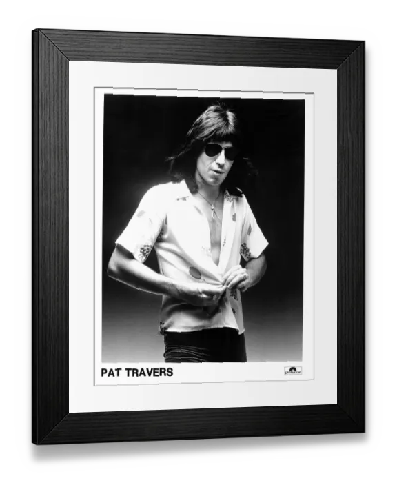 Framed Print : Photo of Pat Travers Framed Print : Photo of Pat Travers