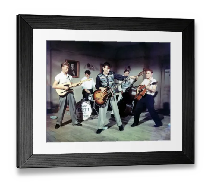 Framed Print : Photo of Gene Vincent Framed Print : Photo of Gene Vincent