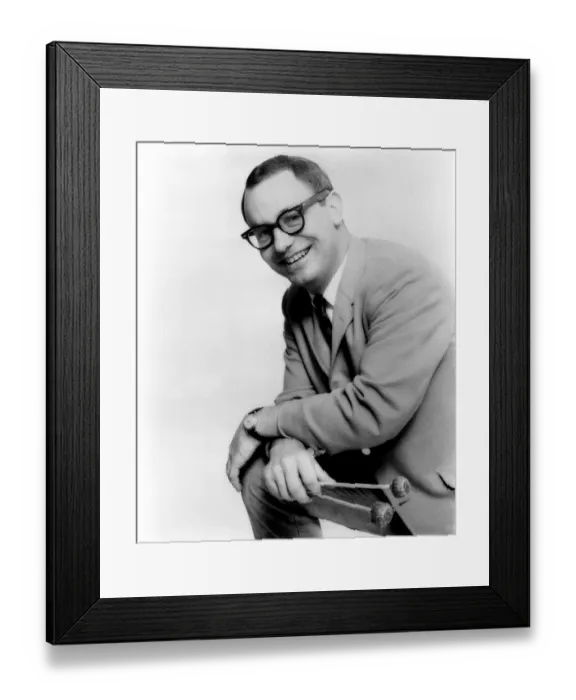 Framed Print : Photo of Cal Tjader Framed Print : Photo of Cal Tjader