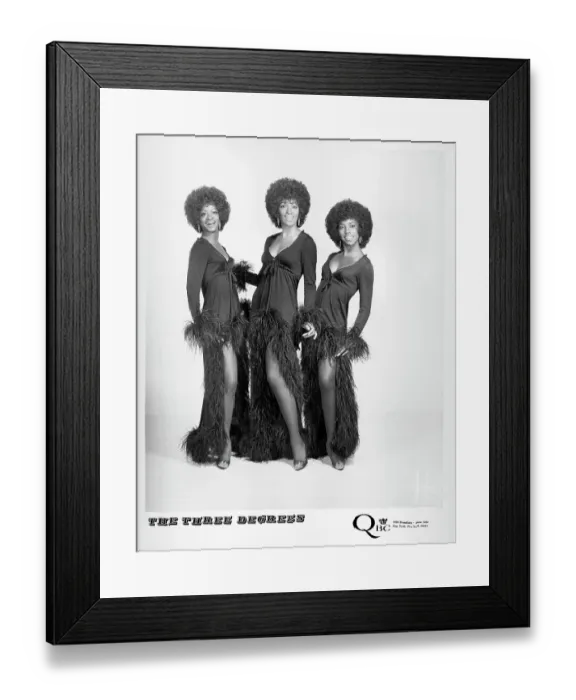 Framed Print : Photo of Three Degrees Framed Print : Photo of Three Degrees