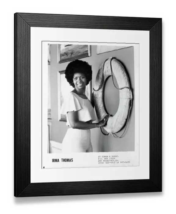Framed Print : Photo of Irma Thomas Framed Print : Photo of Irma Thomas