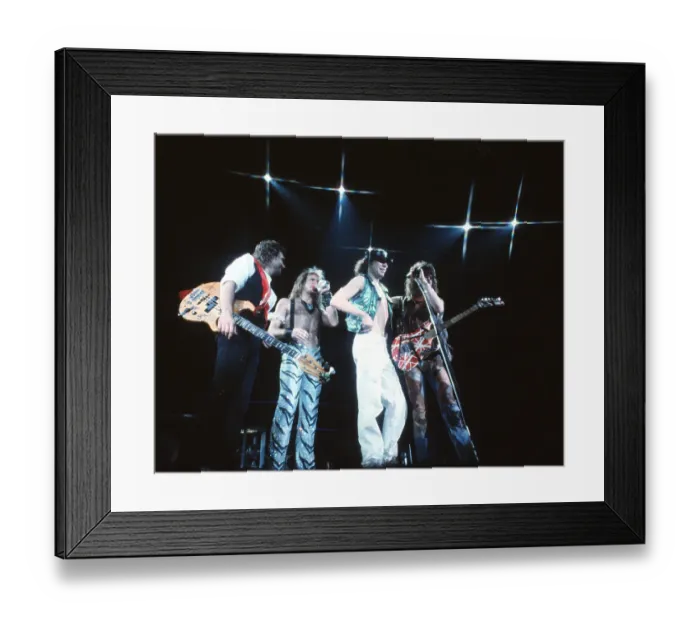 Framed Print : Photo of Van Halen Framed Print : Photo of Van Halen