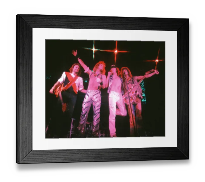 Framed Print : Photo of Van Halen Framed Print : Photo of Van Halen