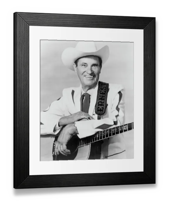 Framed Print : Photo of Ernest Tubb