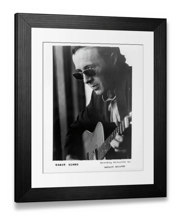 Framed Print : Photo of Gabor Szabo Framed Print : Photo of Gabor Szabo