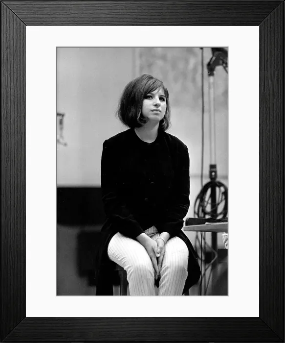 Framed Print : Photo of Barbra Streisand Framed Print : Photo of Barbra Streisand