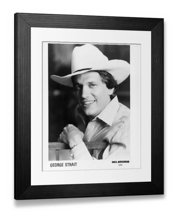 Framed Print : Photo of George Strait Framed Print : Photo of George Strait