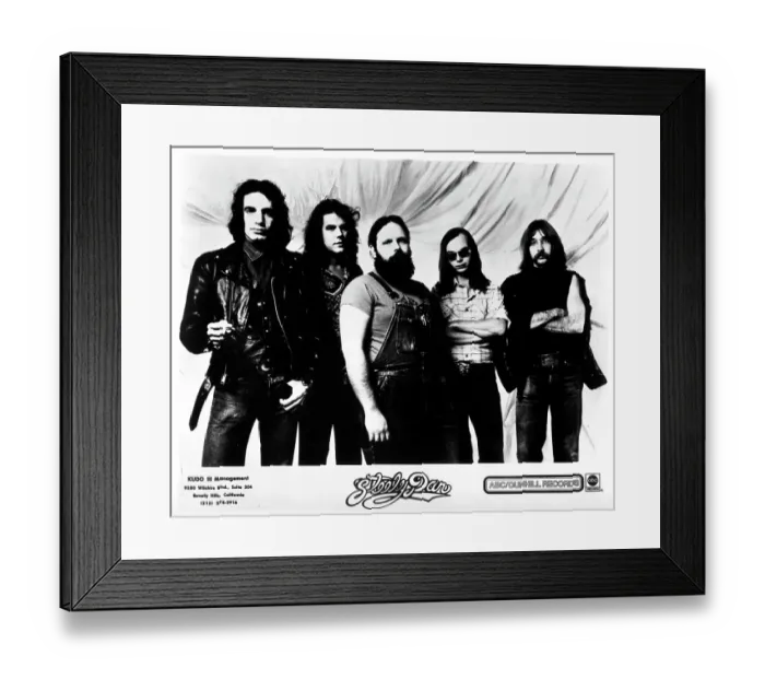 Framed Print : Steely Dan Portrait 1974 Framed Print : Steely Dan Portrait 1974