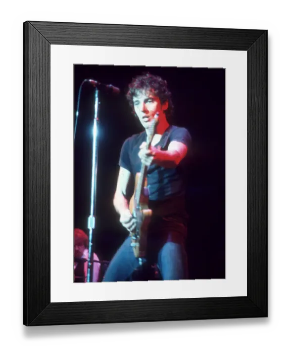 Framed Print : Photo of Bruce Springsteen Framed Print : Photo of Bruce Springsteen
