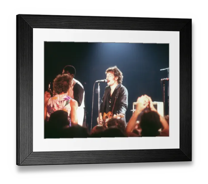 Framed Print : Photo of Bruce Springsteen Framed Print : Photo of Bruce Springsteen