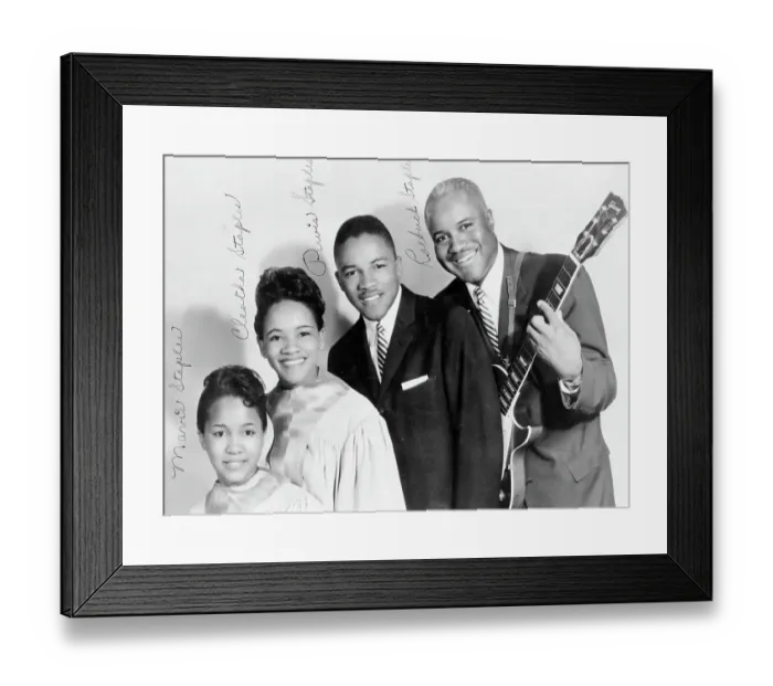 Framed Print : Photo of Staple Singers Framed Print : Photo of Staple Singers