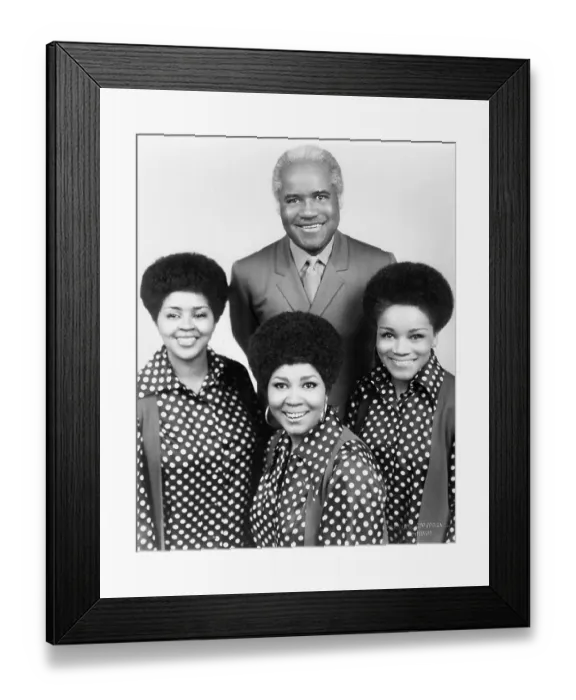 Framed Print : Photo of Staple Singers Framed Print : Photo of Staple Singers