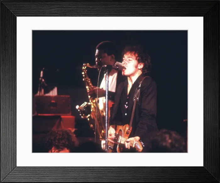 Framed Print : Photo of Bruce Springsteen Framed Print : Photo of Bruce Springsteen