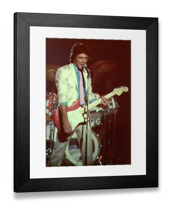Framed Print : Photo of Rick Springfield Framed Print : Photo of Rick Springfield