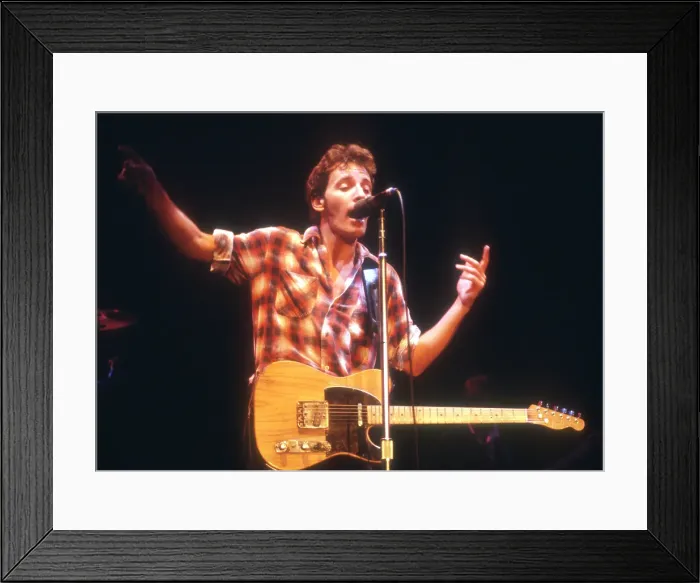 Framed Print : Photo of Bruce Springsteen