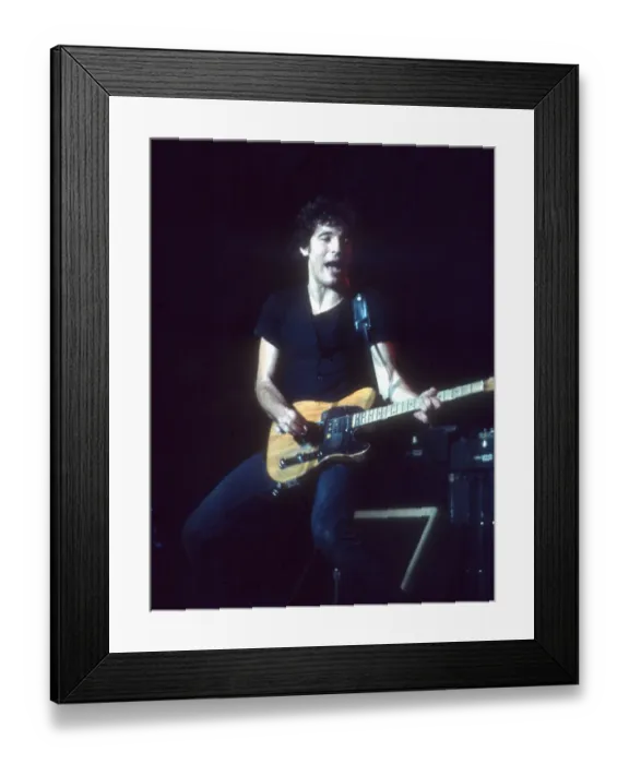 Framed Print : Photo of Bruce Springsteen Framed Print : Photo of Bruce Springsteen