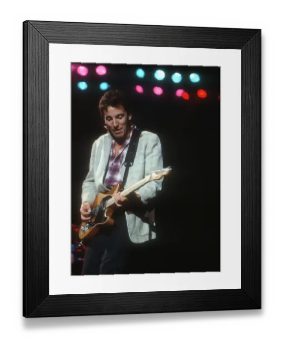 Framed Print : Photo of Bruce Springsteen Framed Print : Photo of Bruce Springsteen