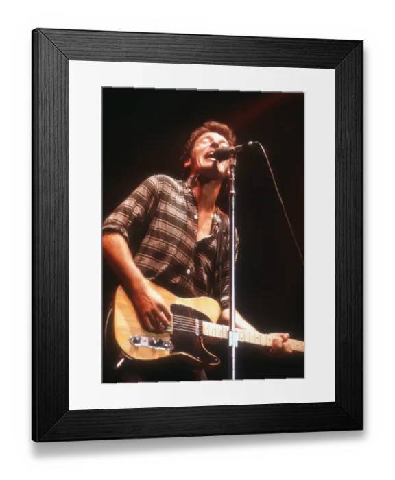 Framed Print : Photo of Bruce Springsteen
