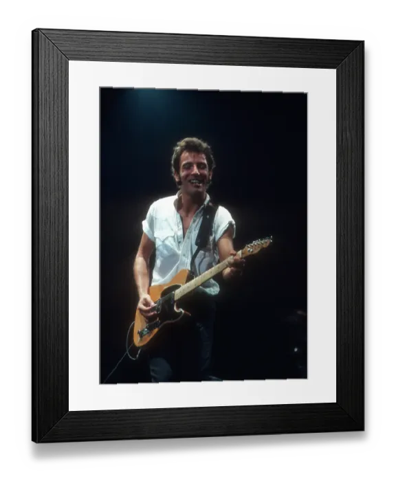 Framed Print : Photo of Bruce Springsteen Framed Print : Photo of Bruce Springsteen