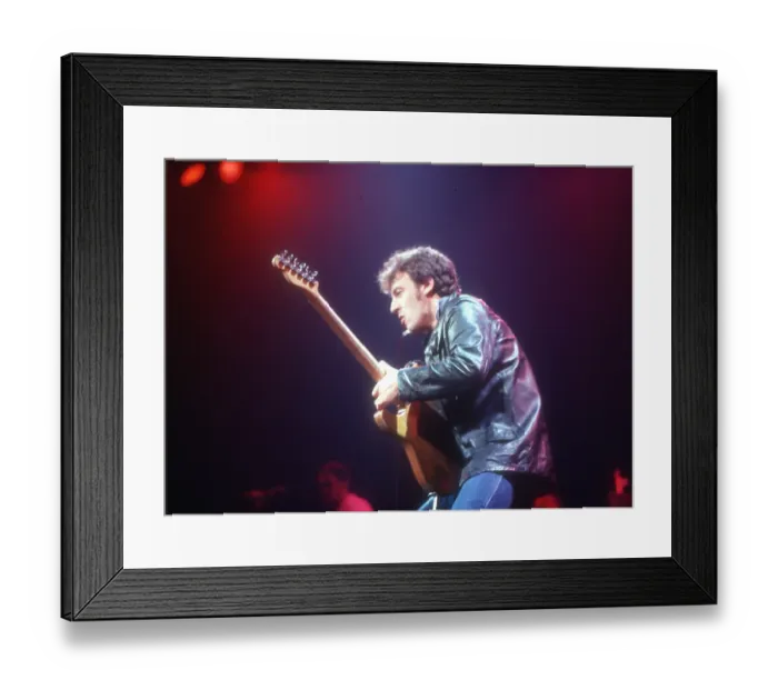Framed Print : Photo of Bruce Springsteen Framed Print : Photo of Bruce Springsteen