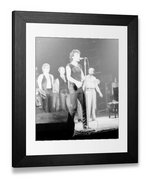 Framed Print : Photo of Bruce Springsteen Framed Print : Photo of Bruce Springsteen