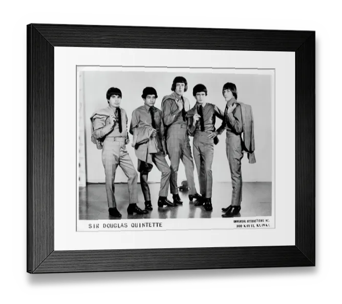 Framed Print : Photo of Sir Douglas Quintet Framed Print : Photo of Sir Douglas Quintet