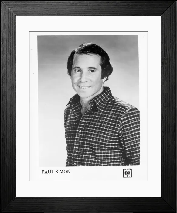 Framed Print : Photo of Paul Simon Framed Print : Photo of Paul Simon