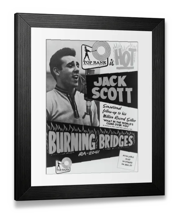 Framed Print : Photo of Jack Scott Framed Print : Photo of Jack Scott