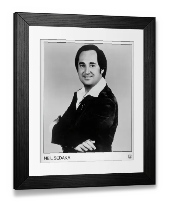 Framed Print : Photo of Neil Sedaka Framed Print : Photo of Neil Sedaka