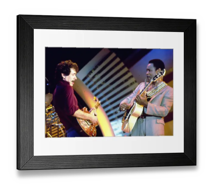 Framed Print : Photo of Carlos Santana Framed Print : Photo of Carlos Santana