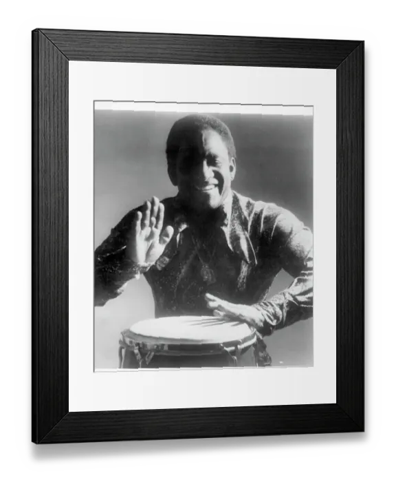 Framed Print : Photo of Mongo Santamaria Framed Print : Photo of Mongo Santamaria