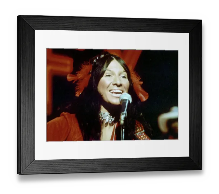 Framed Print : Photo of Buffy Sainte-Marie
