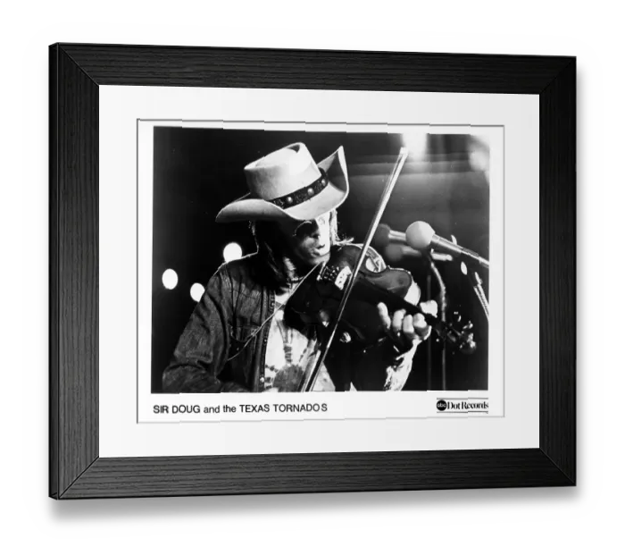 Framed Print : Photo of Doug Sahm Framed Print : Photo of Doug Sahm