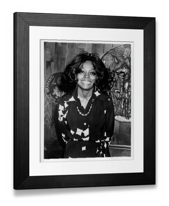 Framed Print : Photo of Diana Ross Framed Print : Photo of Diana Ross