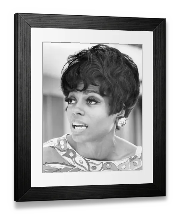 Framed Print : Photo of Diana Ross Framed Print : Photo of Diana Ross