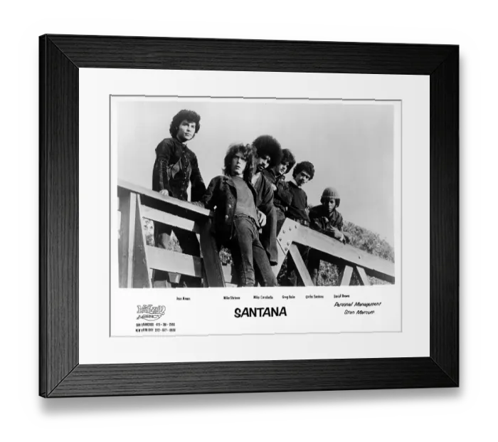 Framed Print : Photo of Santana Framed Print : Photo of Santana