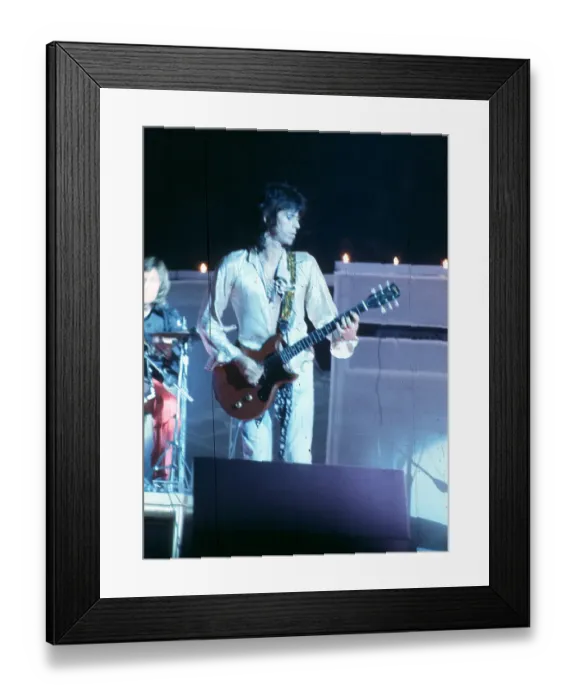 Framed Print : Rolling Stones Guitarist Performing