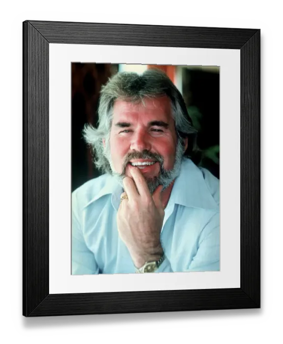 Framed Print : Photo of Kenny Rogers Framed Print : Photo of Kenny Rogers