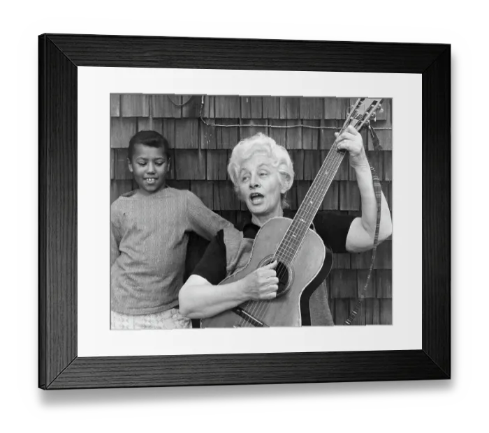 Framed Print : Photo of Malvina Reynolds Framed Print : Photo of Malvina Reynolds