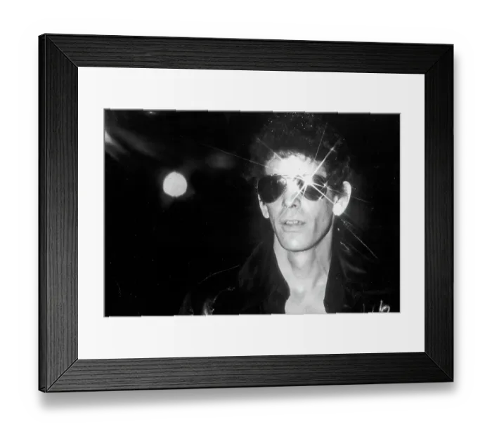 Framed Print : Photo of Lou Reed Framed Print : Photo of Lou Reed