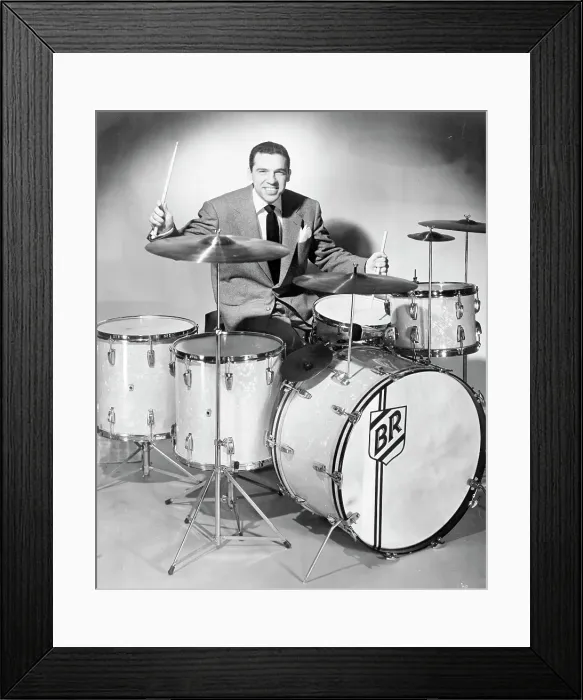 Framed Print : Photo of Buddy Rich Framed Print : Photo of Buddy Rich