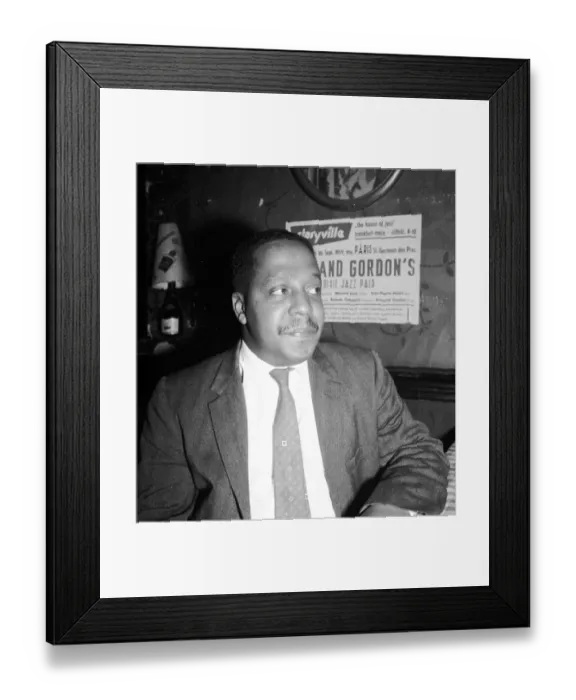 Framed Print : Photo of Bud Powell Framed Print : Photo of Bud Powell