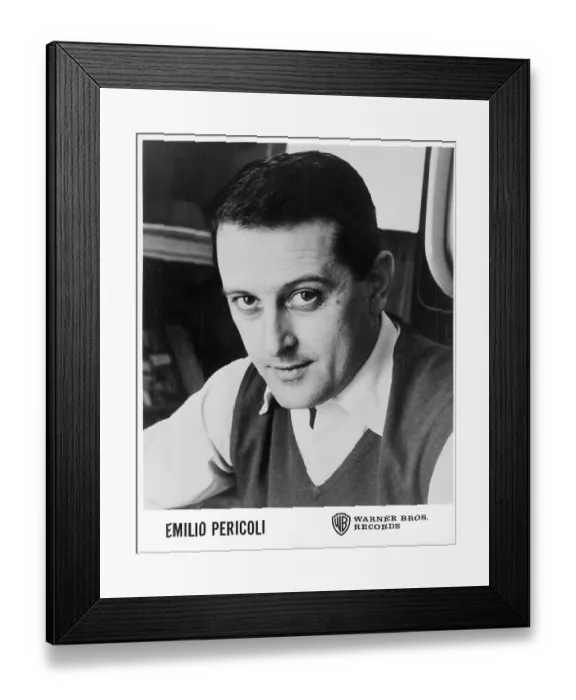Framed Print : Photo of Emilio Pericoli Framed Print : Photo of Emilio Pericoli